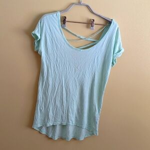 $3 with bundle Charlotte Russe Cross back top mint size S